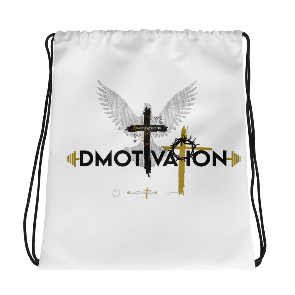 D motivation Drawstring bag